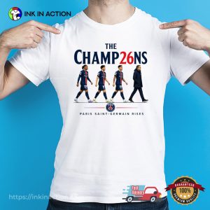 Soccer The Champions 2026 PSG Rises Shirt 1 InkInAction.com