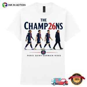 Soccer The Champions 2026 PSG Rises Shirt 2 InkInAction.com