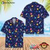 Space And Rocket Galaxy Hawaiian Shirt