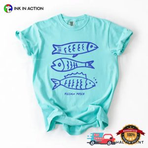 Summer Fish Kid Art Comfort Colors Shirt