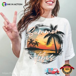 Summer Vibes Breathtaking Beach Comfort Colors Tee
