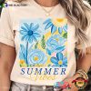 Summer Vibes Floral Watercolor Shirt