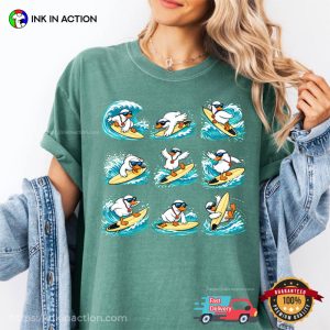 Surfing Goose Cool Surfer Dad Goose Gift Comfort Colors Shirt