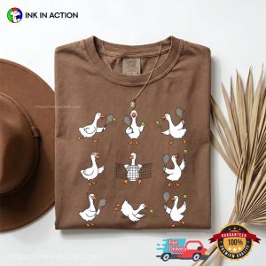 Tennis Goose Cute Tennis Dad Gift Comfort Colors Shirt