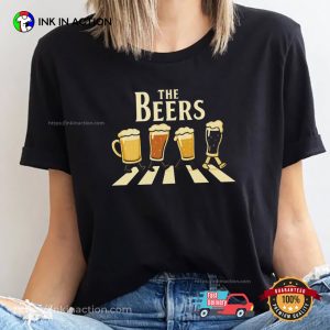 The Beers Abbey Road Parody Beers Lovers Shirt