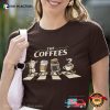 The Coffees Abbey Road Funny Coffees Lovers Comfort Colors Shirt