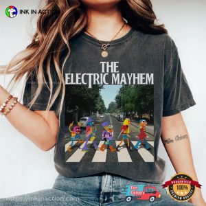 The Electric Mayhem Abbey Road The Muppets Comfort Colors Shirt 3 InkInAction.com