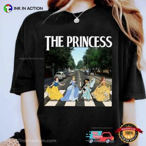 The Princess Abbey Road Disney Princesses Comfort Colors Shirt 3 InkInAction.com