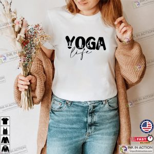 Vintage Yoga Life womens yoga shirts InkInAction.com