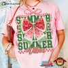 Watermelon Summer Vibes Coquette Bow Shirt
