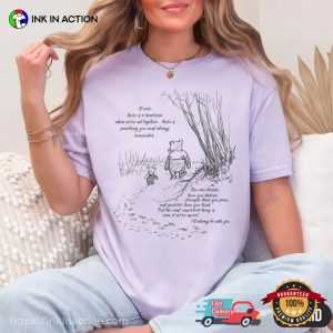 Winnie the Pooh And Piglet Friendship Quote Comfort Colors Tee 2 InkInAction.com