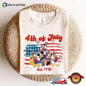 happy 4th of july greetings Disney Family Tee 3 InkInAction.com
