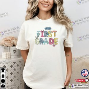 1st Grade Back To School, First Grade Crew Comfort Colors Shirt