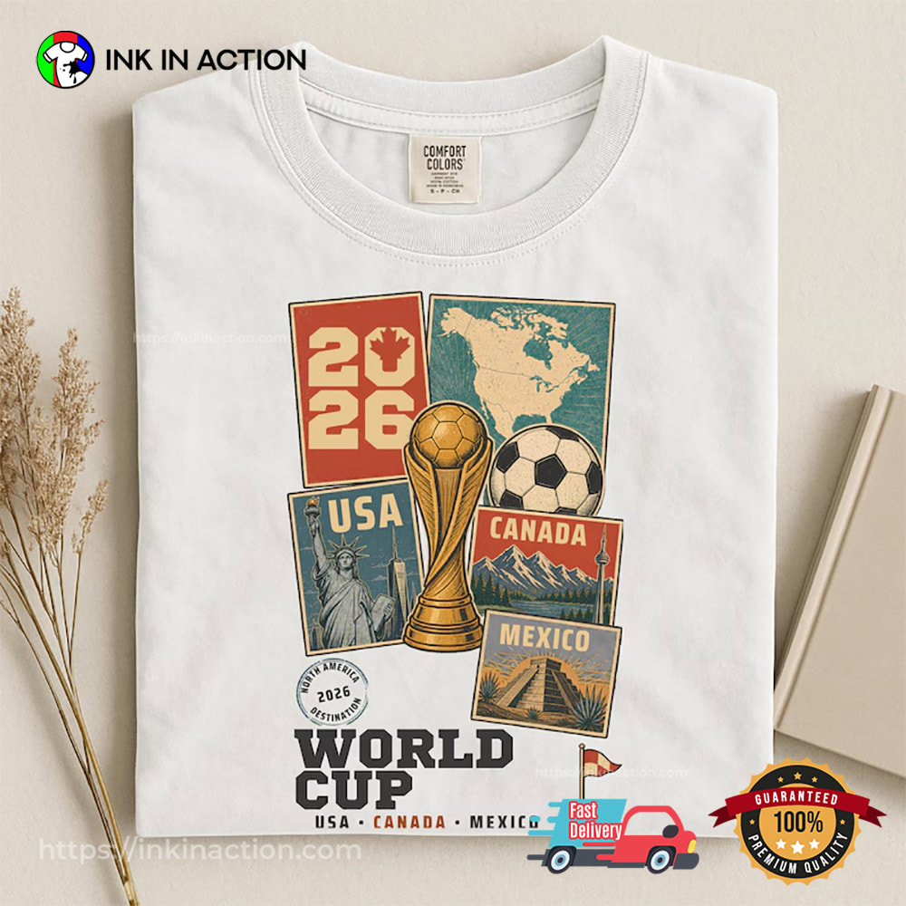 2026 World Soccer Cup Host Stamp Comfort Colors Tee 2026 World Soccer Cup Host Stamp Comfort Colors Tee