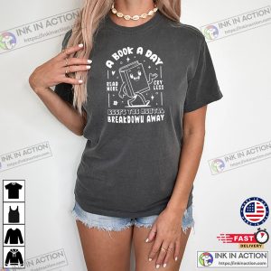 A Book a Day Mental Health Comfort Colors Shirt 1 InkInAction.com