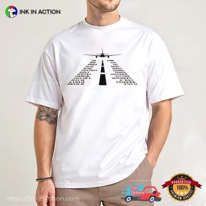 Airplane Airline Alphabet, Aviation Day Gift Comfort Colors Shirt