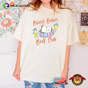 Beach Babes Book Club, Besties Bookish Trip Comfort Colors Shirt 2 InkInAction.com