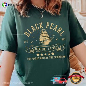 Black Pearl Cruise Lines Retro Disney Pirates Comfort Colors Shirt