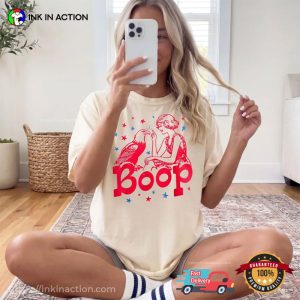 Boop Eagle And Lady Retro 4th July Comfort Colors Shirt