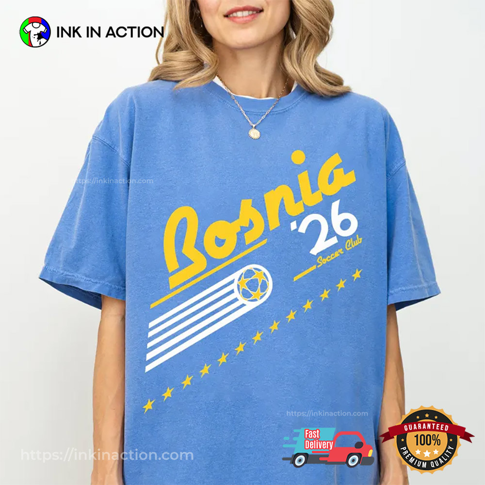 Bosnia 26 FIFA World Cup Comfort Colors Tee Bosnia 26 FIFA World Cup Comfort Colors Tee