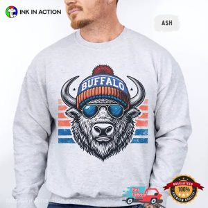 Buffalo Sports Team, Buffalo Wears Sunglasses Retro Shirt