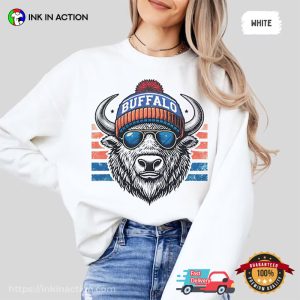 Buffalo Sports Team, Buffalo Wears Sunglasses Retro Shirt 3 InkInAction.com InkInAction.com