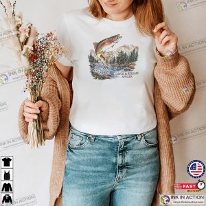 Catch And Release Angler, Rainbow Trout Fishing​ Shirt