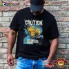 Caution Content Creator Funny Minions And Monsters Movie Shirt