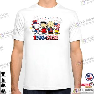 Charlie Brown And Snoopy USA 250 Celebration Shirt