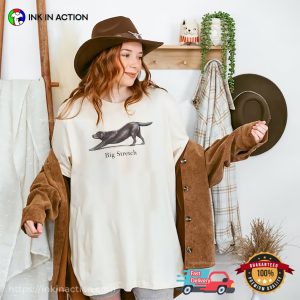 Chocolate Labrador Retriever Big Stretch Funny Comfort Colors Shirt 3 InkInAction.com