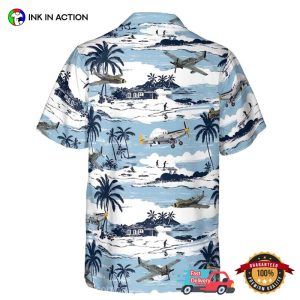 Classic Fighter Planes aircraft hawaiian shirt 2 InkInAction.com
