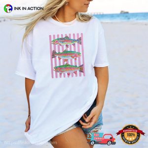 Colorful Rainbow Trout, fishing trout Comfort Colors Shirt 1 InkInAction.com