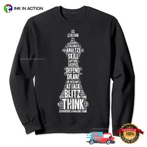 Cool Chess Words King Master Graphic Shirt
