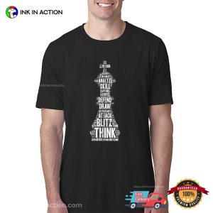Cool Chess Words King Master Graphic Shirt