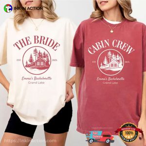 Custom Cabin Bachelorette Party Matching Comfort Colors Shirt