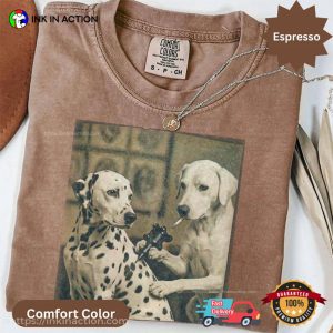 Dalmatian Dog Tattoo Artist Funny Dog Meme Comfort Colors Shirt