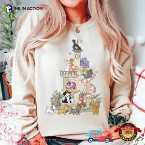 Disney Cats Tower, Disney Cat Lovers Tee 3 InkInAction.com
