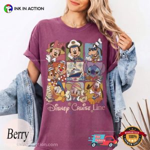 Disney Cruise Line Mickey And Friends Comfort Colors Shirt
