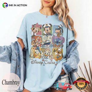 Disney Cruise Line Mickey And Friends Comfort Colors Shirt