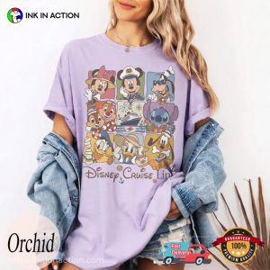 Disney Cruise Line Mickey and Friends Comfort Colors Shirt 3 InkInAction.com