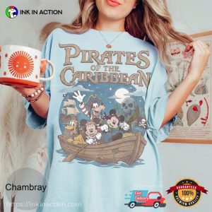 Disney Cruise Pirates Of The Caribbean Vintage Comfort Color Shirt