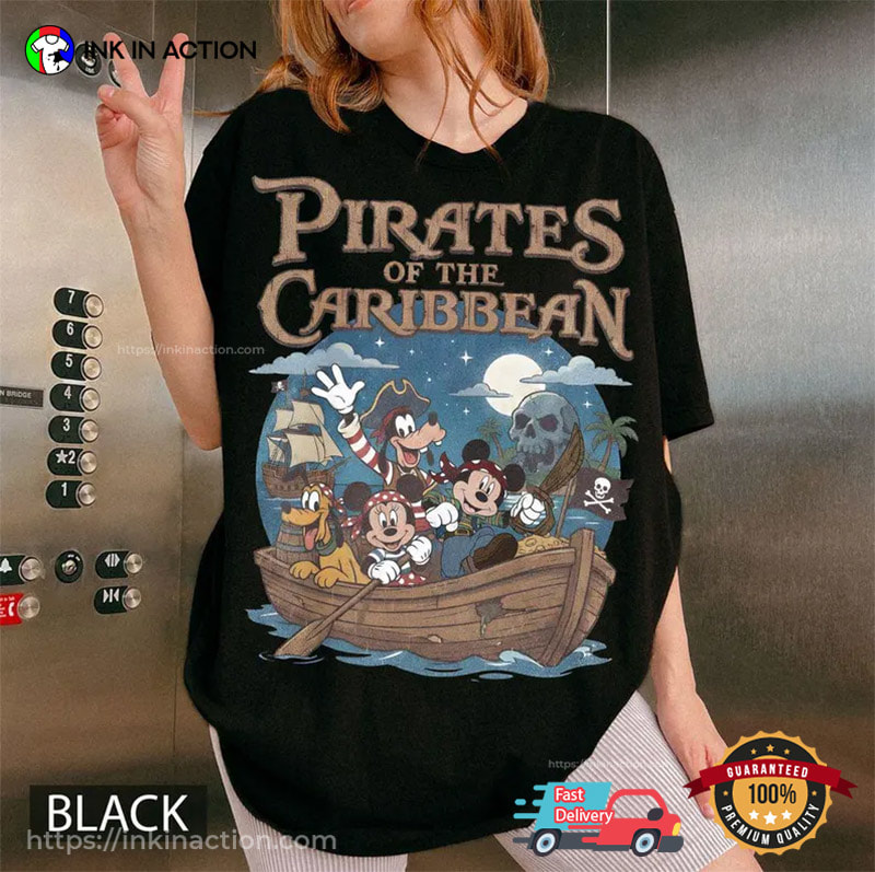 Disney Cruise Pirates Of The Caribbean Vintage Comfort Color Shirt