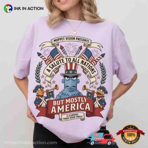 Disney The Muppets 4th Of July Fireworks Comfort Colors Shirt