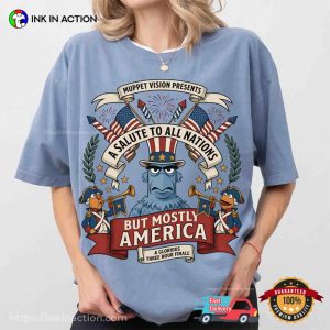 Disney The Muppets 4th Of July Fireworks Comfort Colors Shirt 2 InkInAction.com