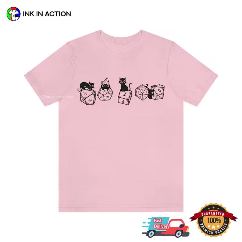 Dnd Cats And Dice Shirt Dnd Cats And Dice Shirt