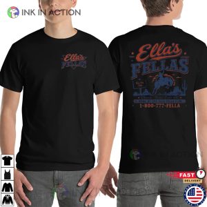 Ellas Fellas Club Western Country Concert 2-sided Shirt