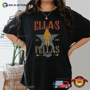 Ellas Fellas Western Cowboy USA Retro Style Comfort Colors Shirt