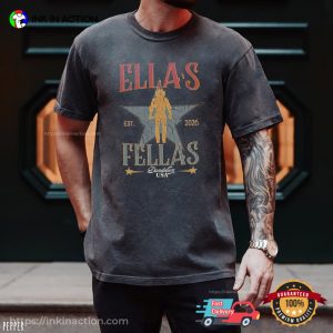 Ellas Fellas Western Cowboy USA Retro Style Comfort Colors Shirt