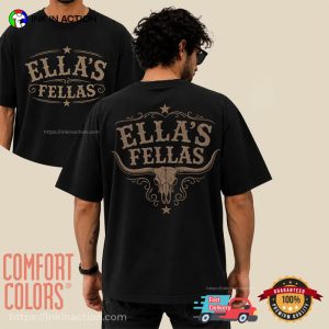 Ella’s Fellas, Ellas Fellas Club Western Wild Comfort Colors Shirt