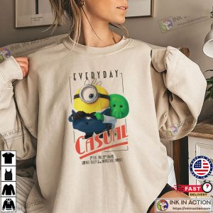 Everyday Casual Minions And Goomi Graphic Shirt